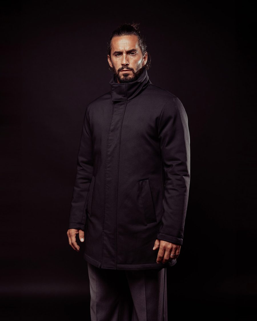 Giubbotto uomo Helmur Amburgo colore Nero – still life su fondo nero