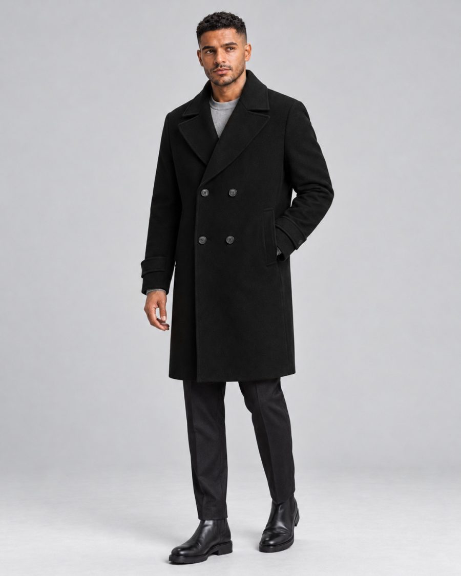 Cappotto uomo Helmur Baltimore colore Nero – editoriale