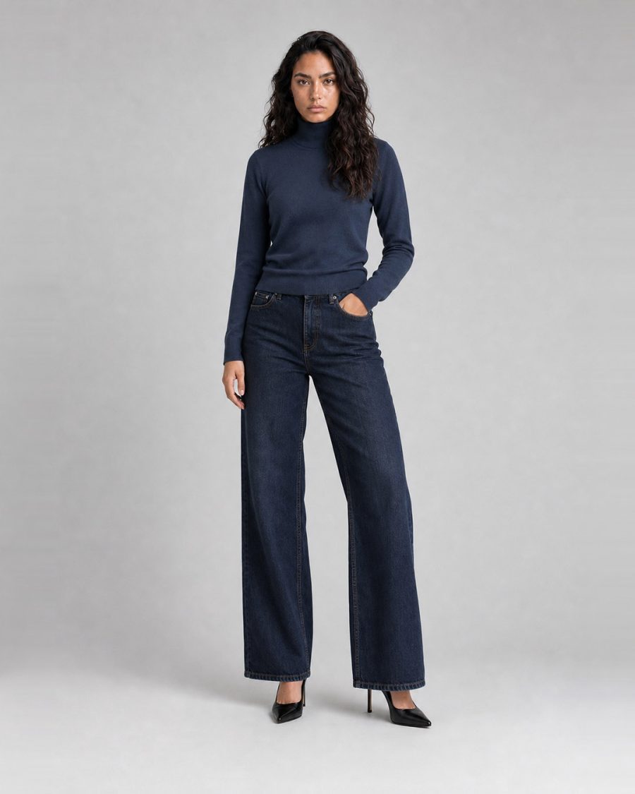 Maglia donna Helmur Braies colore Navy – editoriale