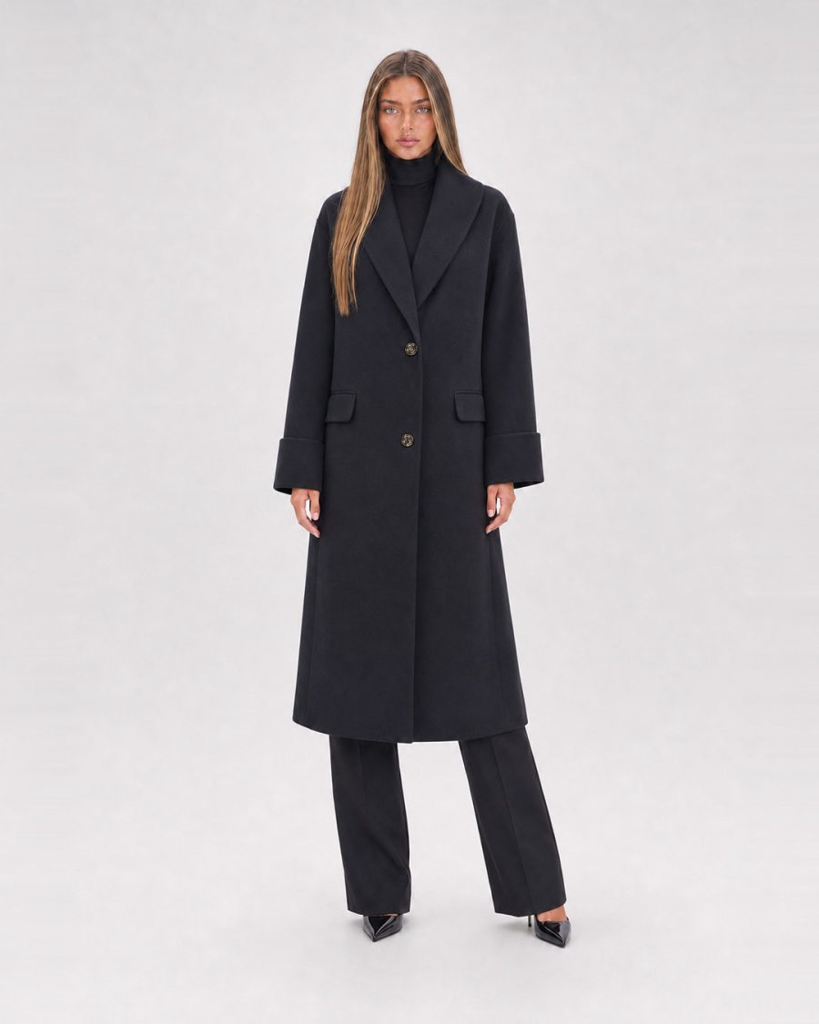 Cappotto donna Helmur Calgary colore Blu – editoriale