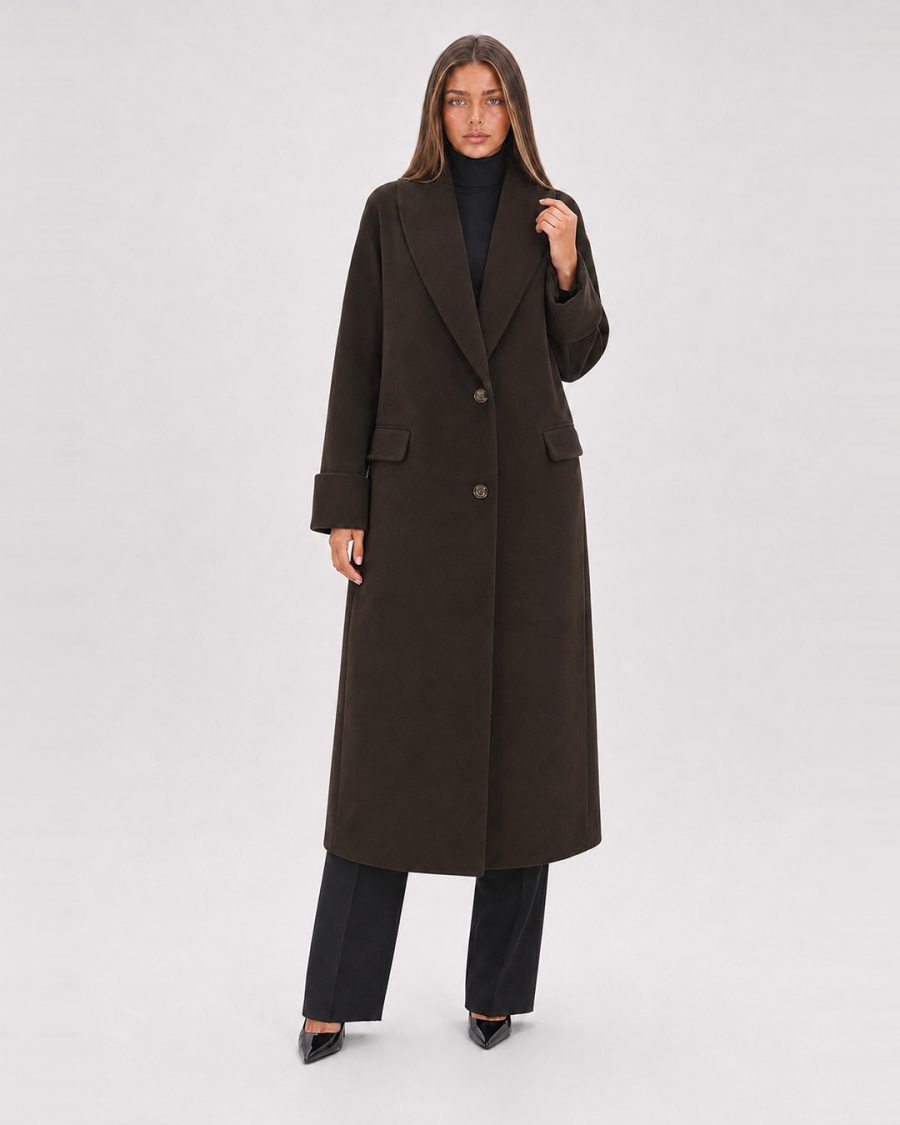 Cappotto donna Helmur Calgary colore Moro – editoriale