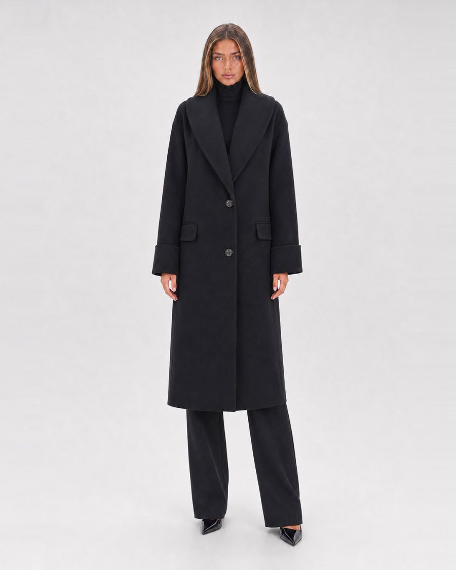 Cappotto donna Helmur Calgary colore Nero – editoriale