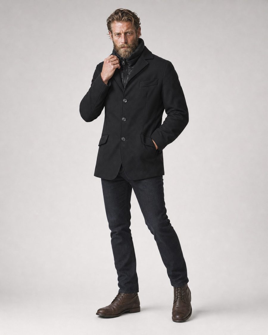 Giubbotto uomo Helmur Denver colore Nero – editoriale