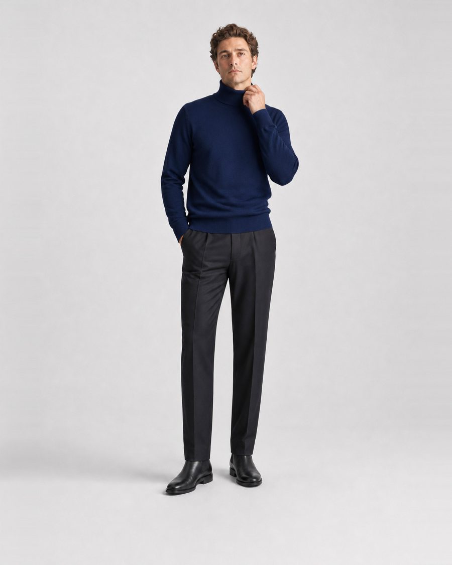 Maglia uomo Helmur Garda colore Navy – editoriale