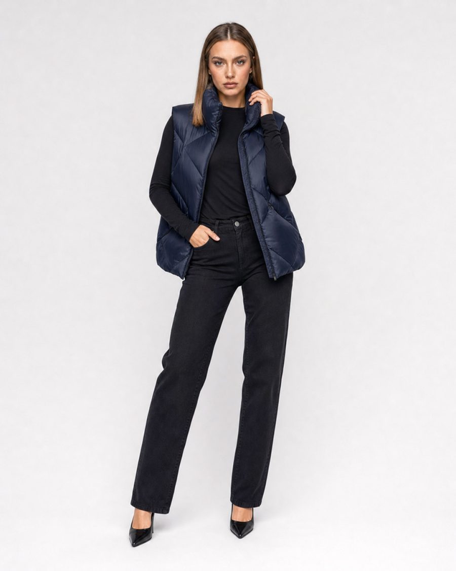 Giubbotto donna Helmur Ginevra colore Blu – editoriale