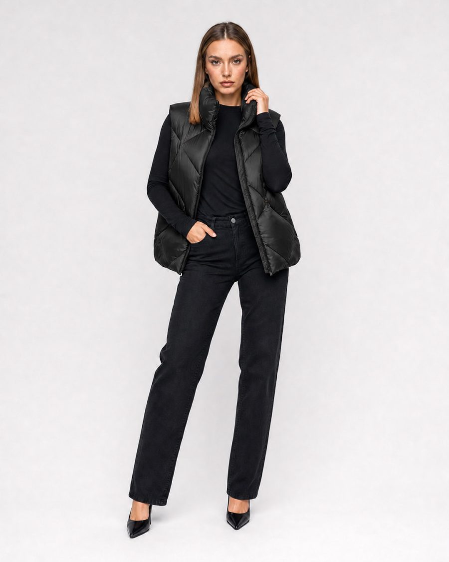Giubbotto donna Helmur Ginevra colore Nero – editoriale