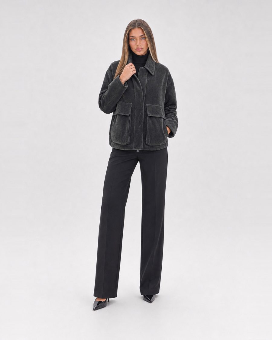 Giubbotto donna Helmur Kyoto colore New Denim – editoriale