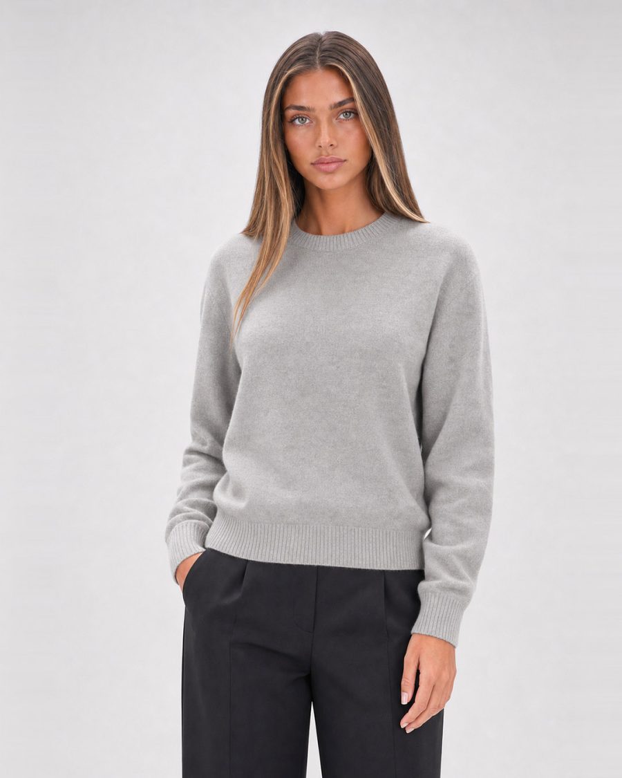 Maglia donna Helmur Lucerna colore Chiaro – indossato, tre quarti