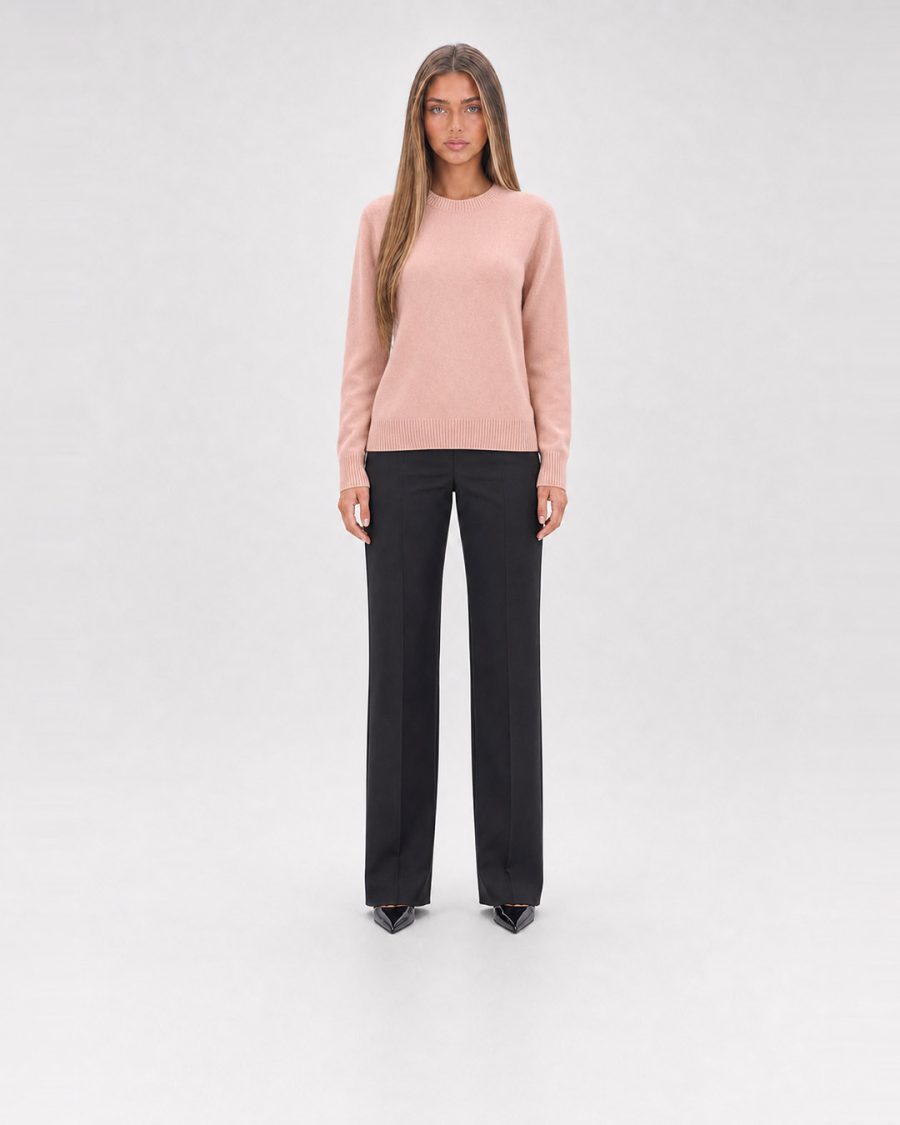 Maglia donna Helmur Lucerna colore Cipria – indossato, fronte