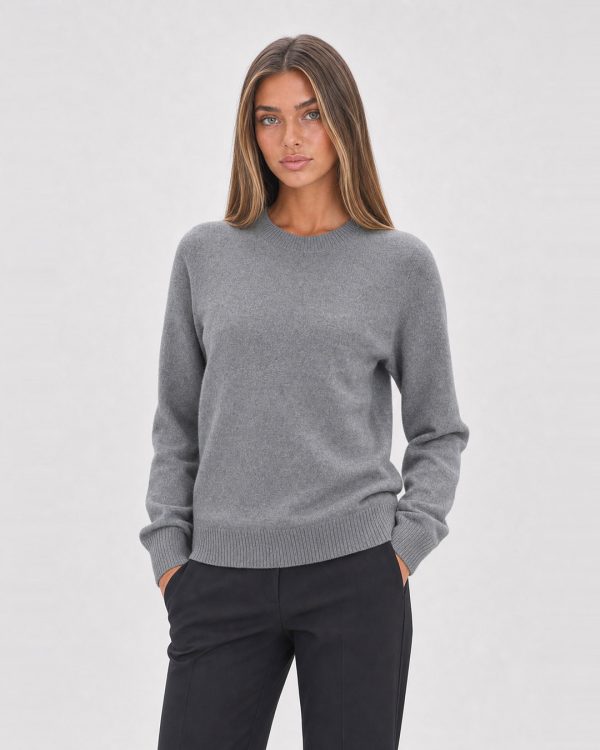 Maglia donna Helmur Lucerna colore Grigio – indossato, tre quarti
