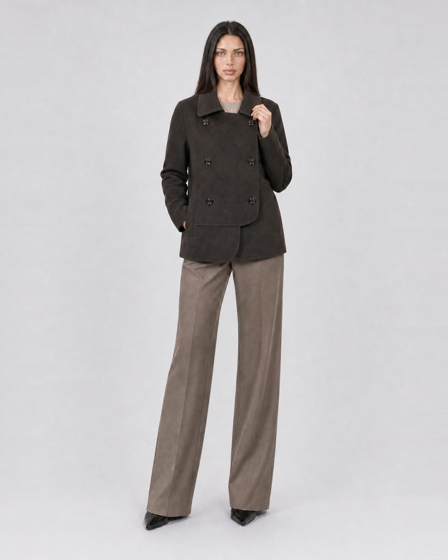 Cappotto donna Helmur Lugano colore Moro – editoriale