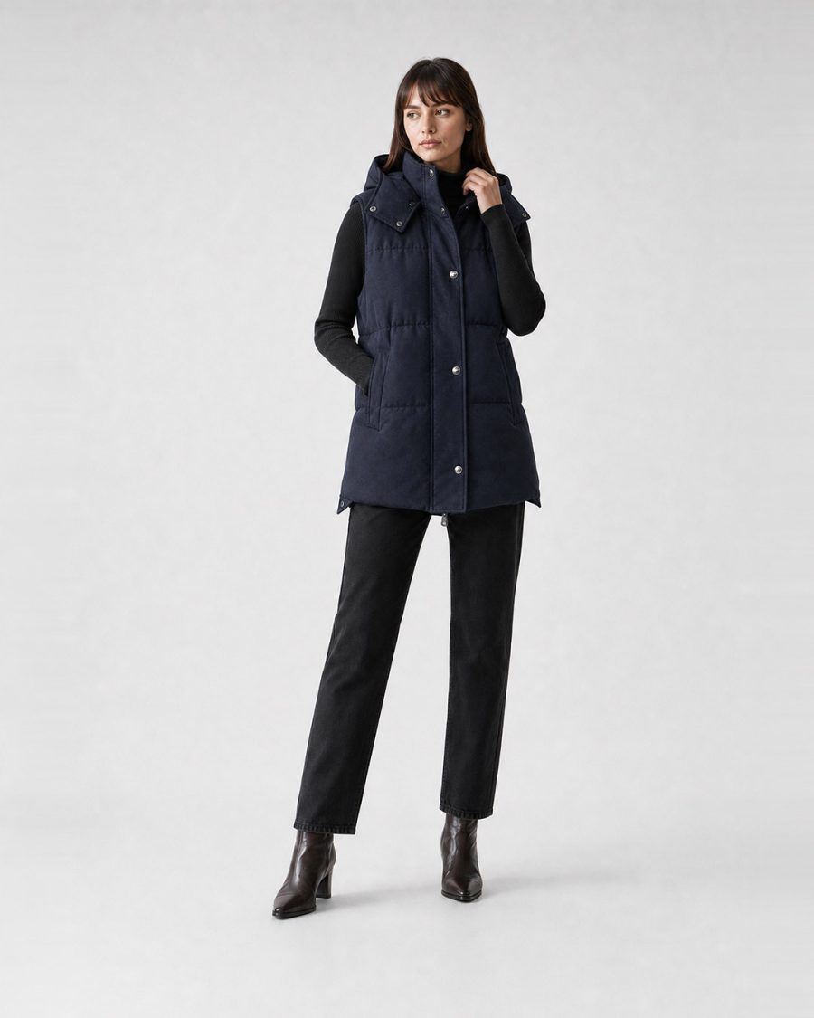 Giubbotto donna Helmur Melville colore Blu – editoriale