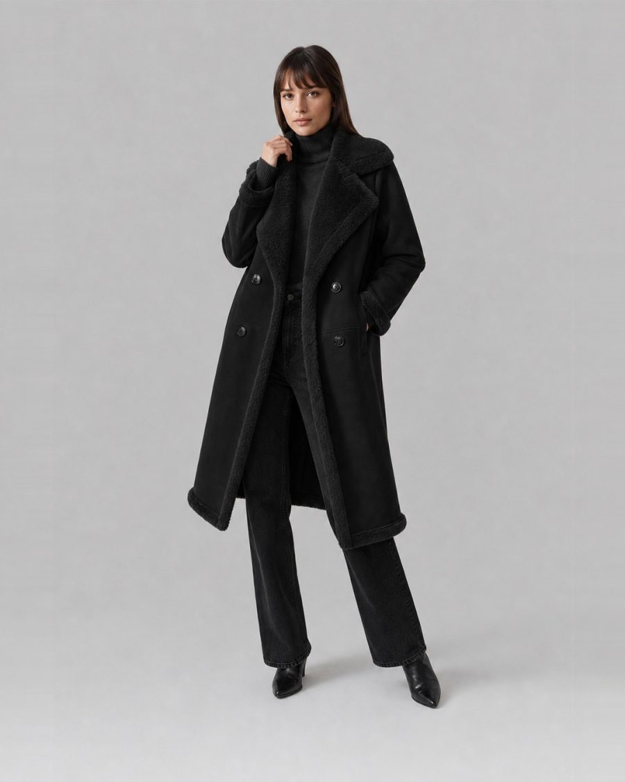Pelliccia donna Helmur Montana colore Nero – editoriale