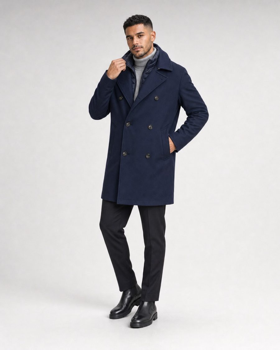 Giubbotto uomo Helmur New York colore Blu – editoriale