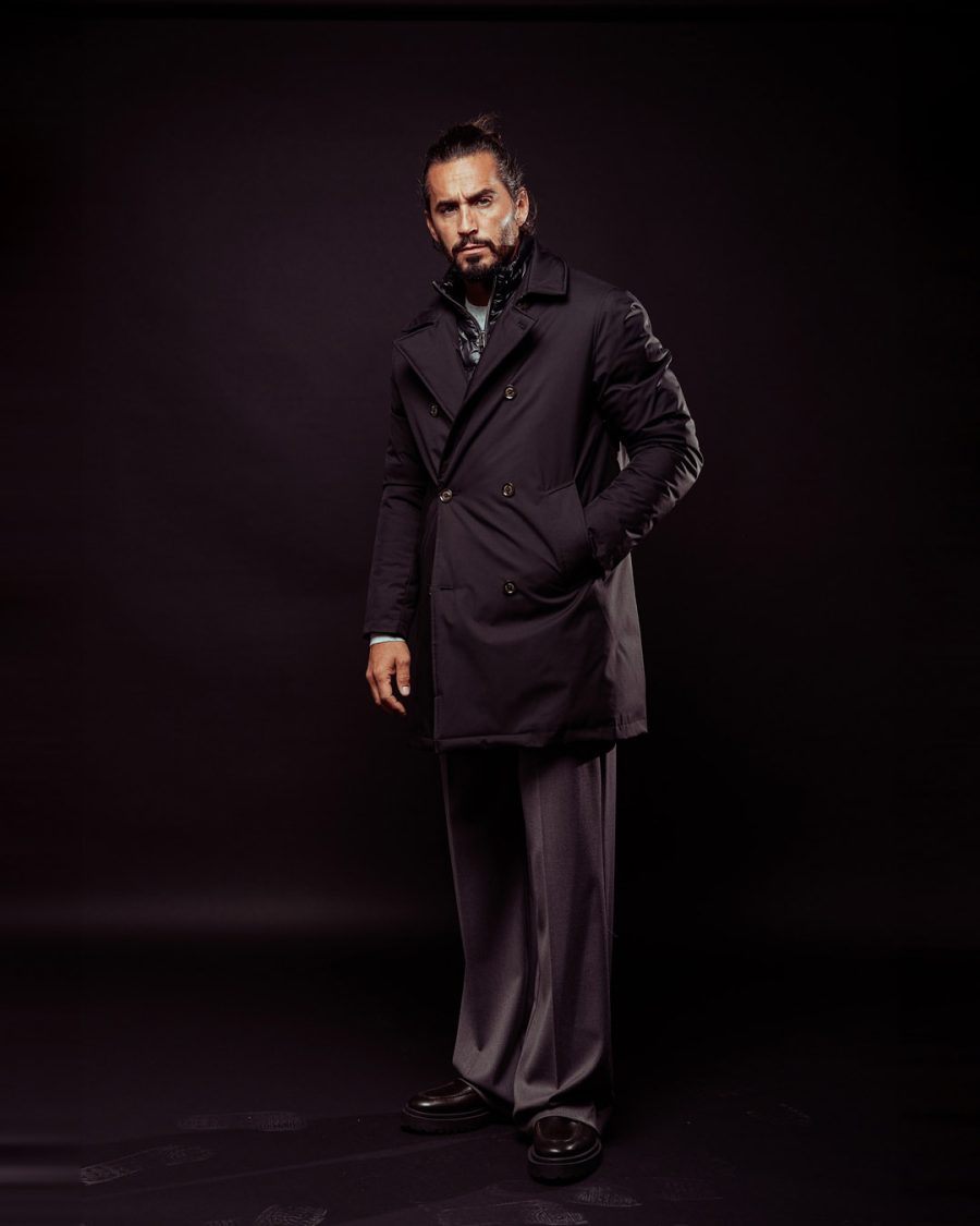 Giubbotto uomo Helmur New York colore Nero – still life su fondo nero