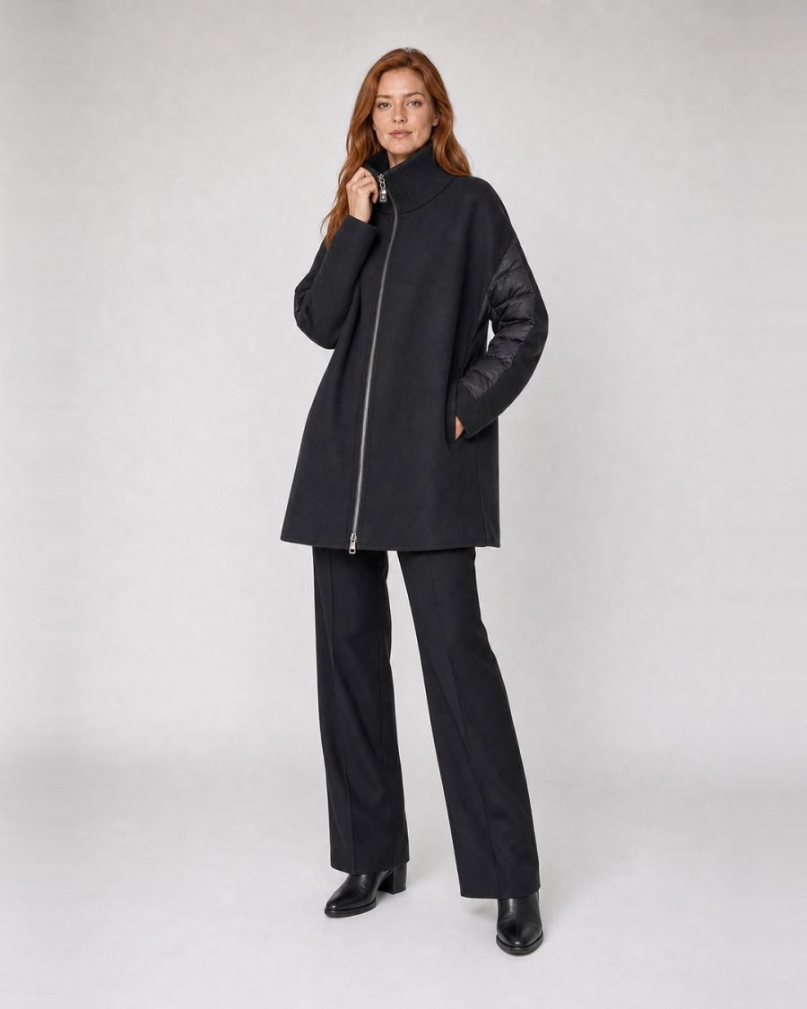 Cappotto donna Helmur Nottingham colore Antracite – editoriale
