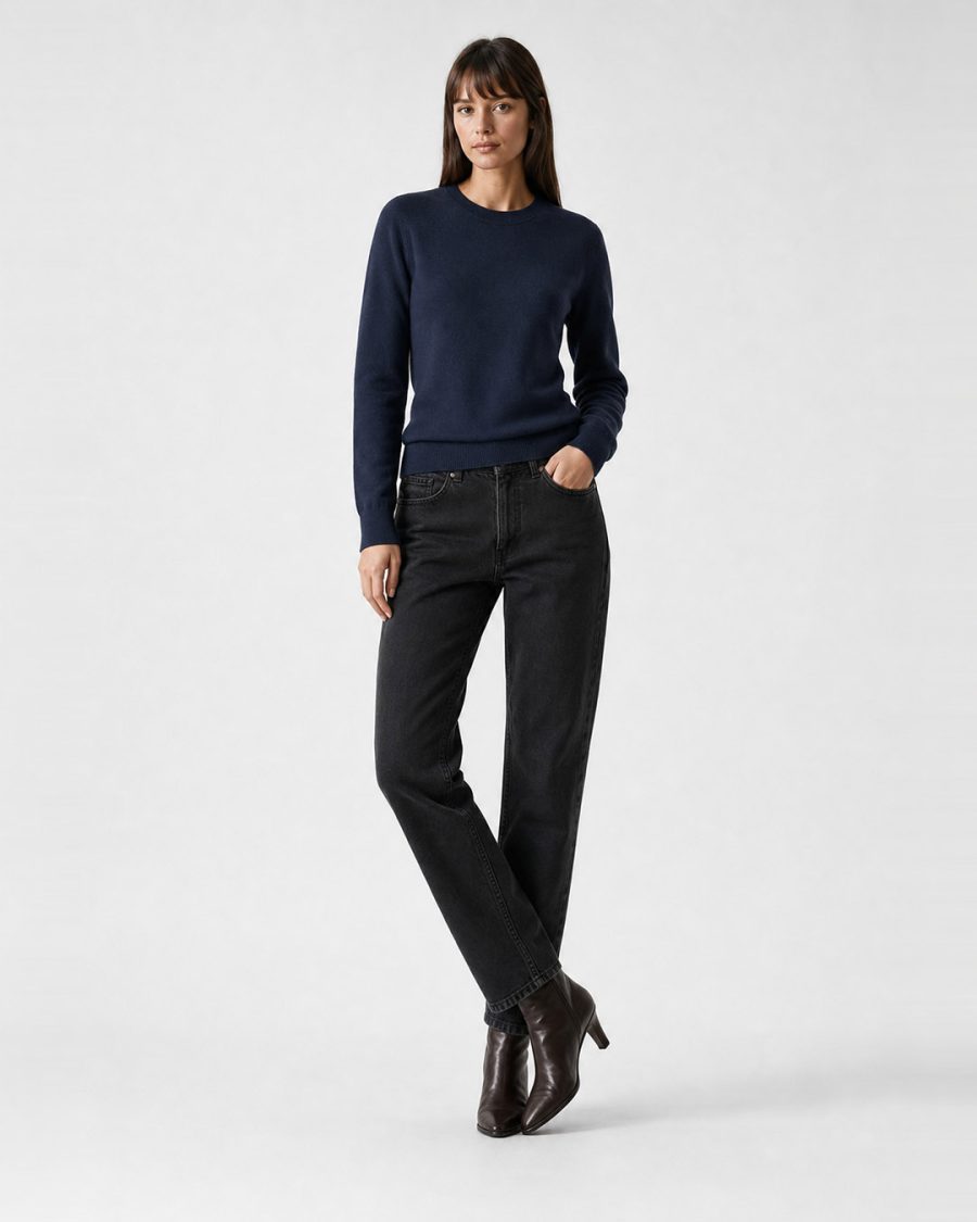 Maglia donna Helmur Orta colore Navy – editoriale