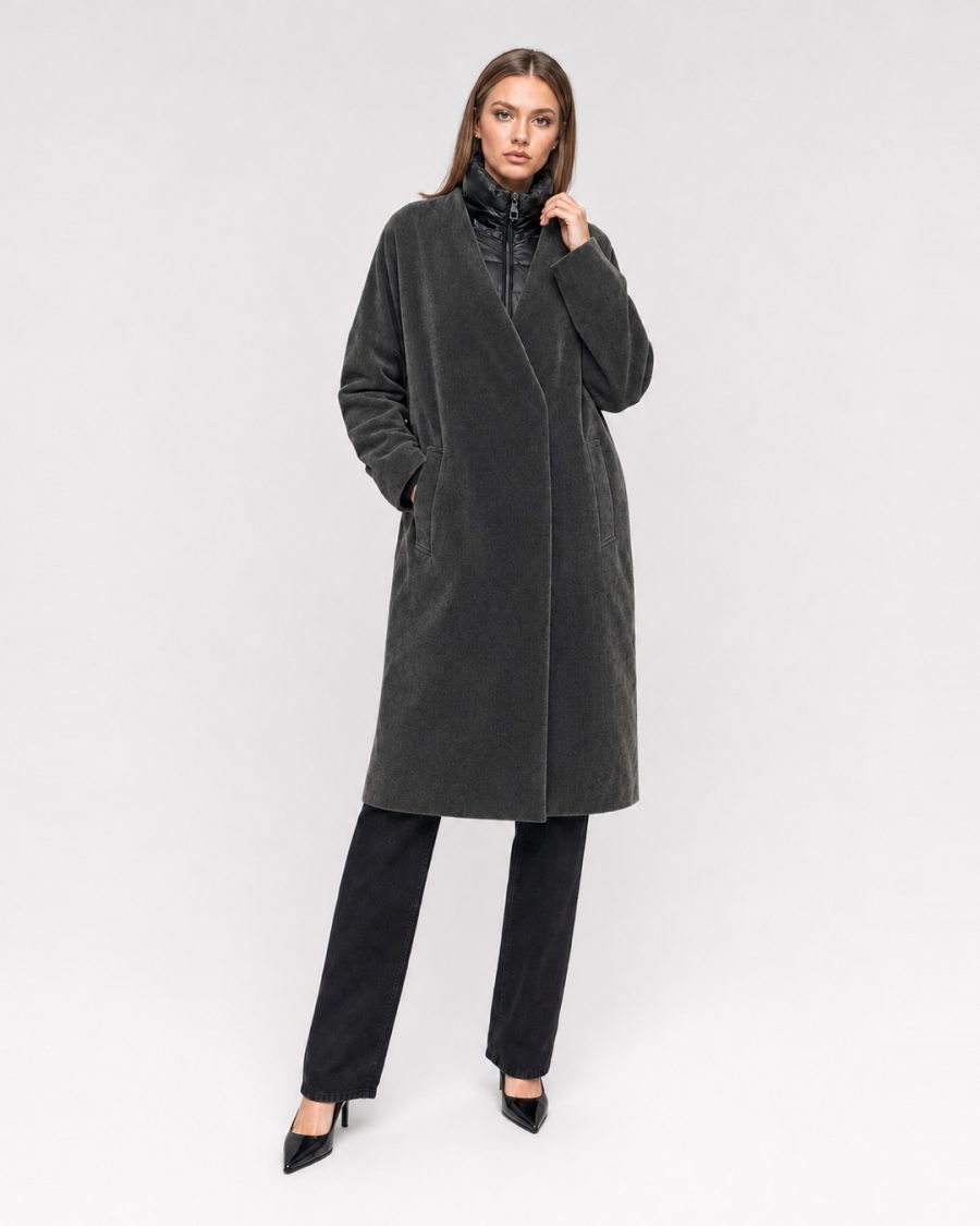 Giubbotto donna Helmur Osaka colore New Denim – editoriale