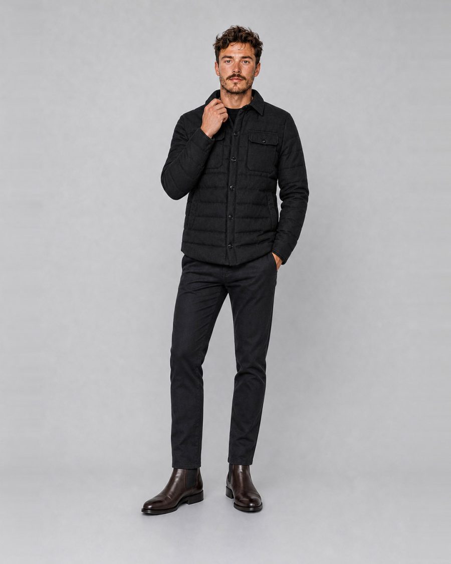 Giubbotto uomo Helmur Oxford colore Antracite – editoriale