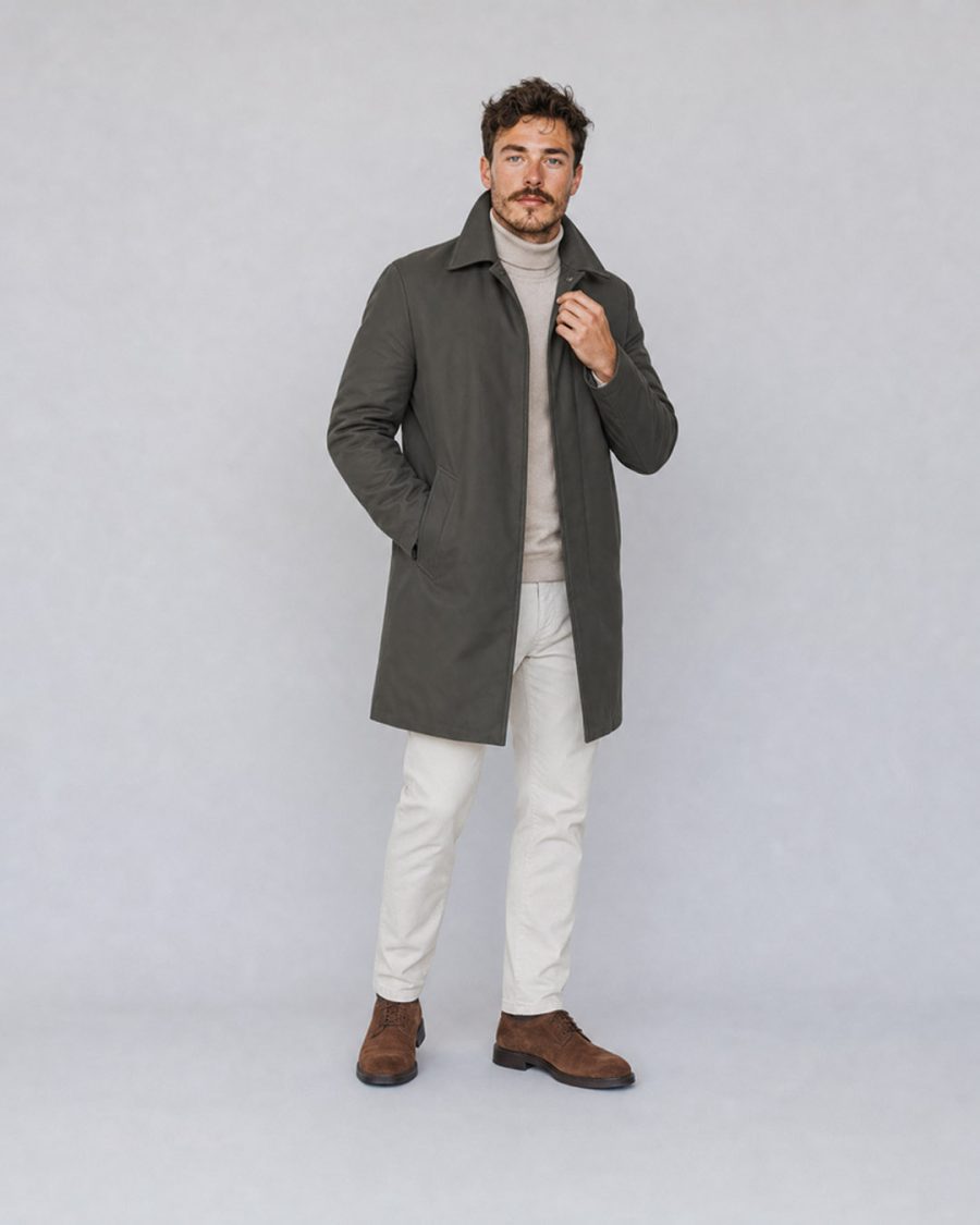 Giubbotto uomo Helmur Portland colore Army – editoriale