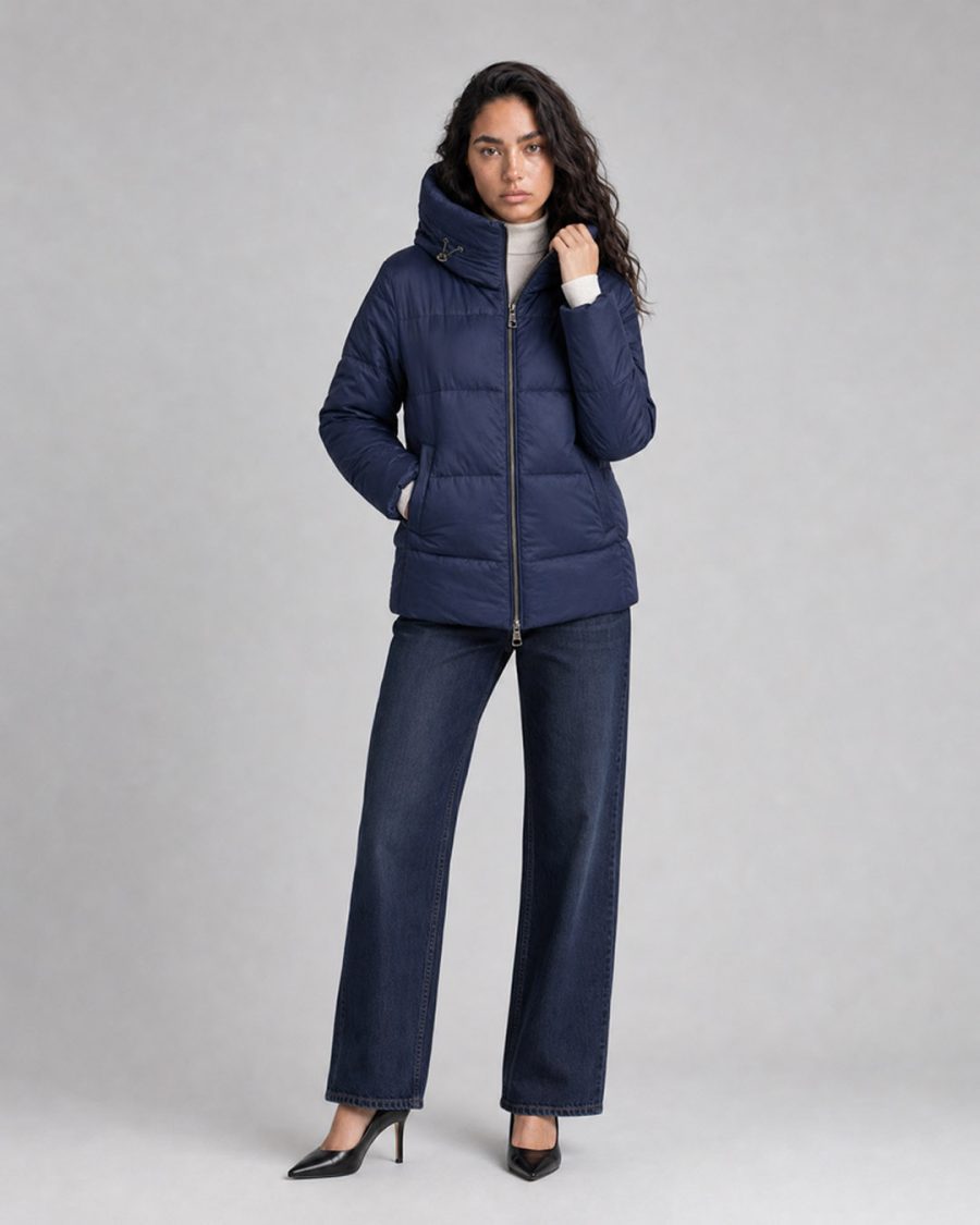 Giubbotto donna Helmur Praga colore Blu – editoriale
