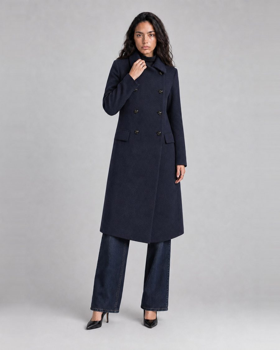Cappotto donna Helmur Regina colore Blu – editoriale