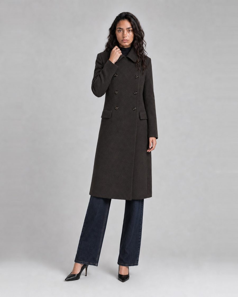 Cappotto donna Helmur Regina colore Moro – editoriale
