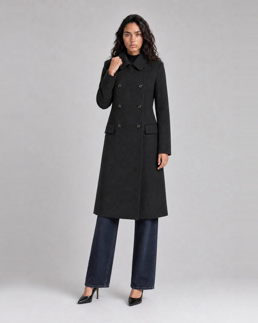 Cappotto donna Helmur Regina colore Nero – editoriale