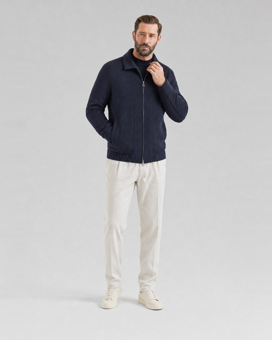 Cappotto uomo Helmur Sestriere colore Blu – editoriale