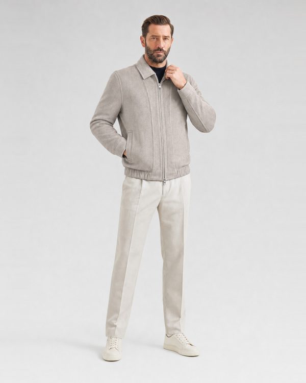 Cappotto uomo Helmur Sestriere colore Roccia – editoriale