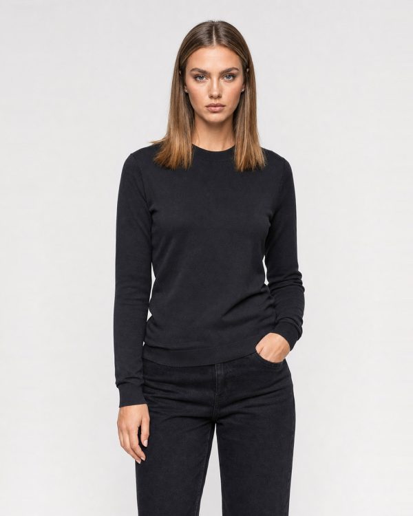 Maglia donna Helmur Sorapis colore Nero – indossato, tre quarti