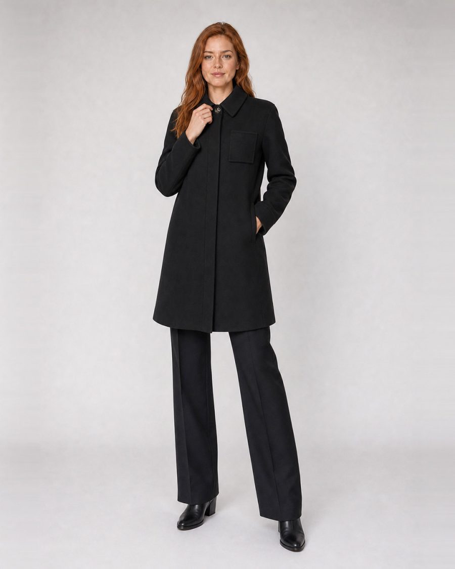 Cappotto donna Helmur Toronto colore Nero – editoriale