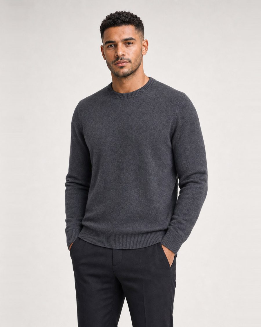 Maglia uomo Helmur Sopranes colore Scuro – indossato, tre quarti