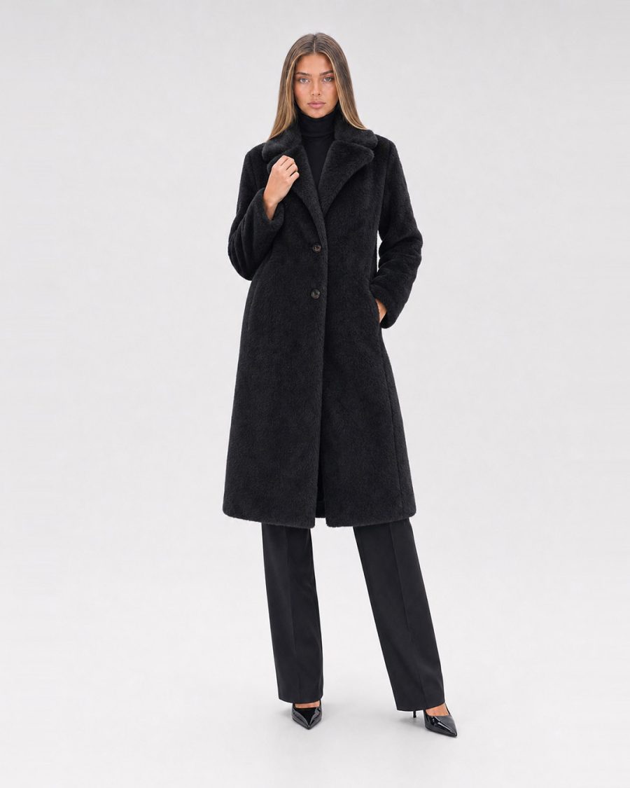 Pelliccia donna Helmur Victoria colore Nero – editoriale
